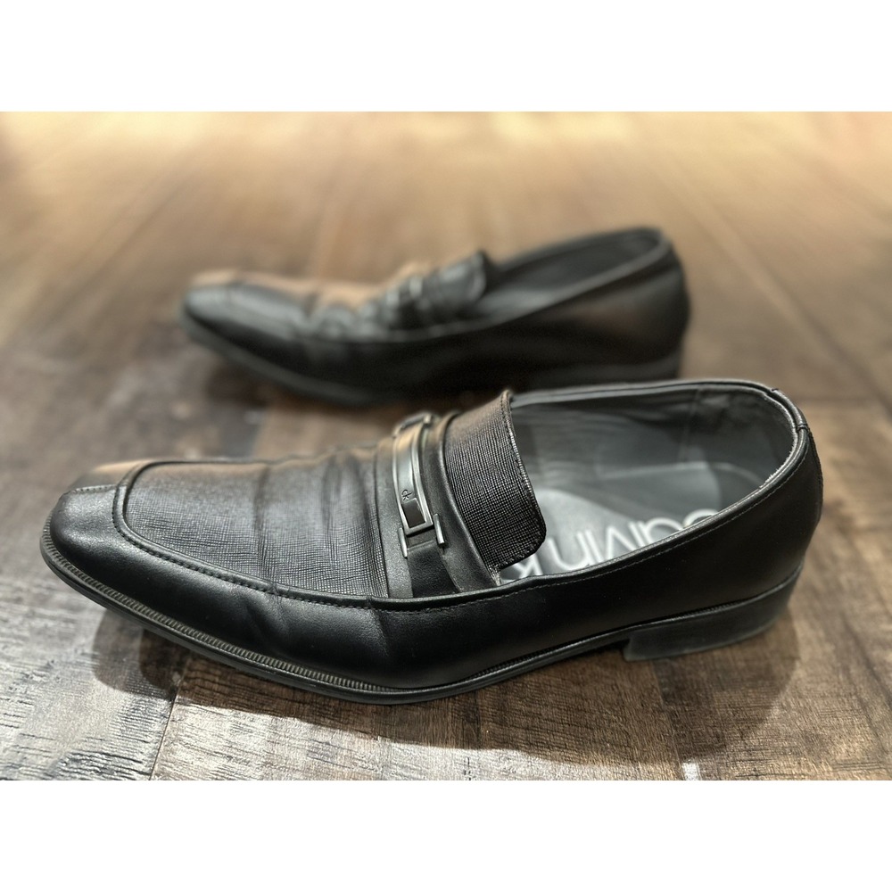 Calvin Klein Men's Gino Dress Shoes Size 10 Black‎